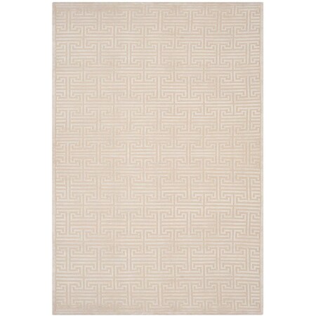 Safavieh 8 x 10 ft. Tibetan Hand Knotted Rectangle Rug, Pearl TB427C-8